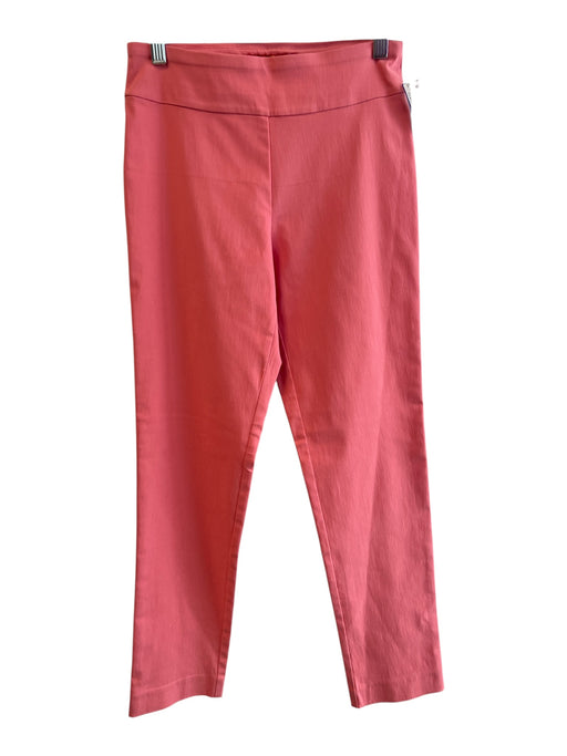 Krazy Larry Size 2 coral Rayon Elastic Waist High Rise Flat Front Pants coral / 2