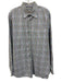 Peter Millar Size L Green & Multi Cotton Plaid Button Up Men's Long Sleeve Shirt Green & Multi / L