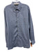 Peter Millar Size L Blue & Multi Cotton Plaid Button Up Men's Long Sleeve Shirt Blue & Multi / L