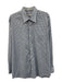 Peter Millar Size L Blue & Navy Cotton Plaid Button Up Men's Long Sleeve Shirt Blue & Navy / L