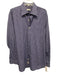 Peter Millar Size L Blue & Purple Cotton Plaid Button Up Men's Long Sleeve Shirt Blue & Purple / L