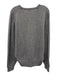 Peter Millar Size L Gray Cashmere Solid V Neck Men's Sweater Gray / L