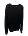 Peter Millar Size L Black Silk Blend Solid V Neck Men's Sweater Black / L