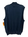 Peter Millar Size L Aqua Blue Merino Wool Solid Quarter Zip Vest Men's Sweater Aqua Blue / L