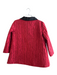Grace Chuang Size XS Red Nylon Blend Solid Color Texture No Clasp Coat Red / XS