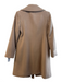 Fleurette Size 4 Tan 100% Cashmere Lapel Collar Belt Slant Pockets Trench Coat Tan / 4