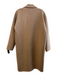 J. McLaughlin Size XS Tan 100% Wool Stich detail 4 Button Front Trench Jacket Tan / XS