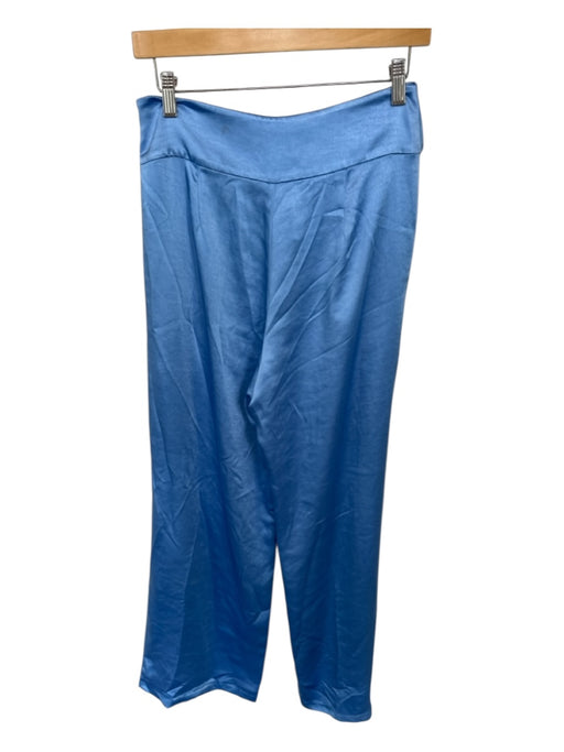 Ramy Brook Size 6 Blue Polyester Silky Side Zip Pants Blue / 6