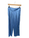 Ramy Brook Size 6 Blue Polyester Silky Side Zip Pants Blue / 6