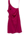 Amanda Uprichard Size M Magenta Polyester Halter Neck Dress Magenta / M