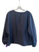 COS Size 12 Black Cotton Long Sleeve Round Neck Key Hole back synched detail Top Black / 12