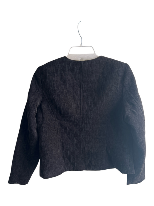 Bagatelle Collection Size M Black Polyester Velvet Embossed Detail Jacket Black / M