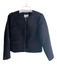 Bagatelle Collection Size M Black Polyester Velvet Embossed Detail Jacket Black / M