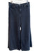 Frame Size 32 Black Cotton Blend Zip Fly 5 Pocket High Rise Wide Leg Jeans Black / 32