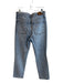 Madewell Size 30 Light Wash Cotton High Rise 5 Pocket Zip Fly Distressed Jeans Light Wash / 30