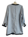 Pomander Place Size L Blue Polyester Long Sleeve Tweed Collar Back Zip Dress Blue / L