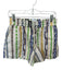 Mariacher Size M Yellow & Green Cotton Drawstring Striped Western Shorts Yellow & Green / M