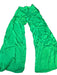 Zara Size XS Green Polyester High Waist Wide Leg Side Zip Pants Green / XS