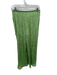Vince Size M Green Polyester Elastic Waist Crinkle Pants Green / M