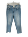 L'agence Size 26 Light Wash Cotton Blend Low Rise Straight Leg Raw Hem Jeans Light Wash / 26