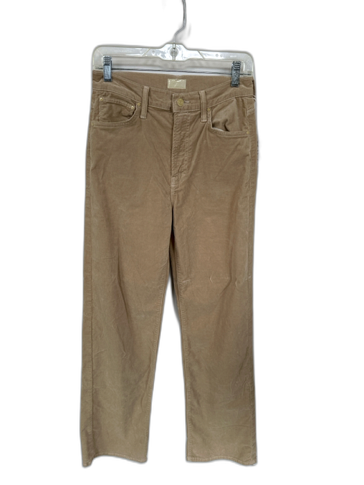Mother Size 25 Tan Corduroy High Waist Wide Leg Pants Tan / 25