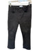 Frame Size 30 Black Cotton Denim Boot Cut Cropped Jeans Black / 30