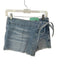 We The Free Size 4 Light Wash Denim Front Tie Raw Hem Skort Light Wash / 4