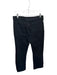 Pilcro Size 30 Black Cotton Blend Raw Hem Straight Leg Pants Black / 30