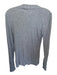 Pure Good Size M Gray Rayon Blend Ribbed Long Sleeve Mock Neck Top Gray / M