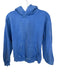 Aritzia Size M Blue Cotton Acid burn out Hood Kangaroo Pocket Sweatshirt Blue / M
