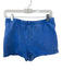Aritzia Size M Blue Cotton Acid burn out Elastic Waist Athletic Shorts Blue / M