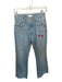 Loveshackfancy Size 26 Med Light Wash Cotton High Waist Cherries Bootcut Jeans Med Light Wash / 26