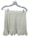 Show Me Your Mumu Size S Cream Cotton Blend Elastic Waist Cable Knit Skirt Set Cream / S