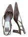 Dolce Vita Shoe Size 6.5 Brown Suede Block Heel Straps Pumps Brown / 6.5