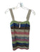 Not So Serious Size 4P Blue & Green Sequin Sleeveless Striped Dress Blue & Green / 4P