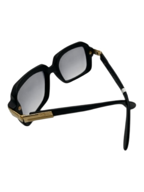 Cazal Box incl. black & gold Acetate Matte Men's Sunglasses black & gold