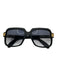 Cazal Box incl. black & gold Acetate Matte Men's Sunglasses black & gold
