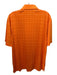 Peter Millar Size M Orange Polyester Polo Men's Short Sleeve Orange / M
