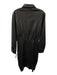 Modern Citizen Size Small Black Faux Leather Long Sleeve Ruched Dress Black / Small