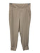 Athleta Size 2 Light Beige Stretch Waist Tapered Zip Leg Pants Light Beige / 2