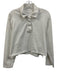 Vuori Size XS White Cotton Long Sleeve Quarter Button Polo Top White / XS