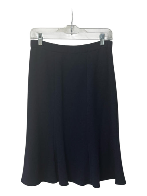 St. John Size Est S Navy No Fabric Tag Flowy Pull On Elastic Waist Knit Skirt Navy / Est S