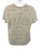L'agence Size 6 Cream Nylon & Cotton Crochet Lace Short Sleeve Top Cream / 6
