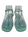 Prada Shoe Size 36 Tiffany Blue Leather Thong Square Toe Sandals Tiffany Blue / 36