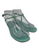Prada Shoe Size 36 Tiffany Blue Leather Thong Square Toe Sandals Tiffany Blue / 36