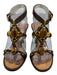 Giuseppe Zanotti Design Shoe Size 36.5 Brown Leather goldtone hardware Sandals Brown / 36.5