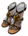 Giuseppe Zanotti Design Shoe Size 36.5 Brown Leather goldtone hardware Sandals Brown / 36.5