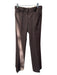 BCBG Maxazria Size XS Brown Polyester Blend Striped Wrap Tie Pants Suit Brown / XS