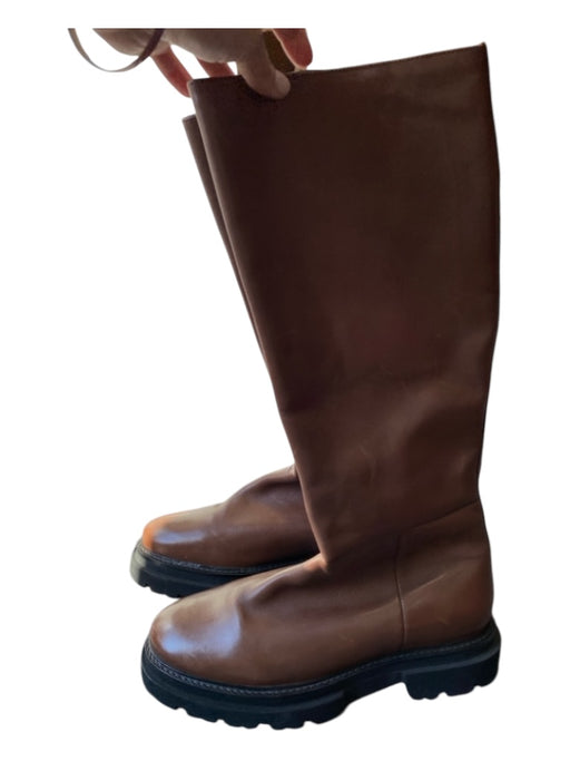 Seychelles Shoe Size 8 Chocolate Brown Side Zip tall Lugsole Platform Boots Chocolate Brown / 8