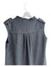 Love Moschino Size 8 Grey Wool Blend Standing Collar Sleeveless A line Dress Grey / 8